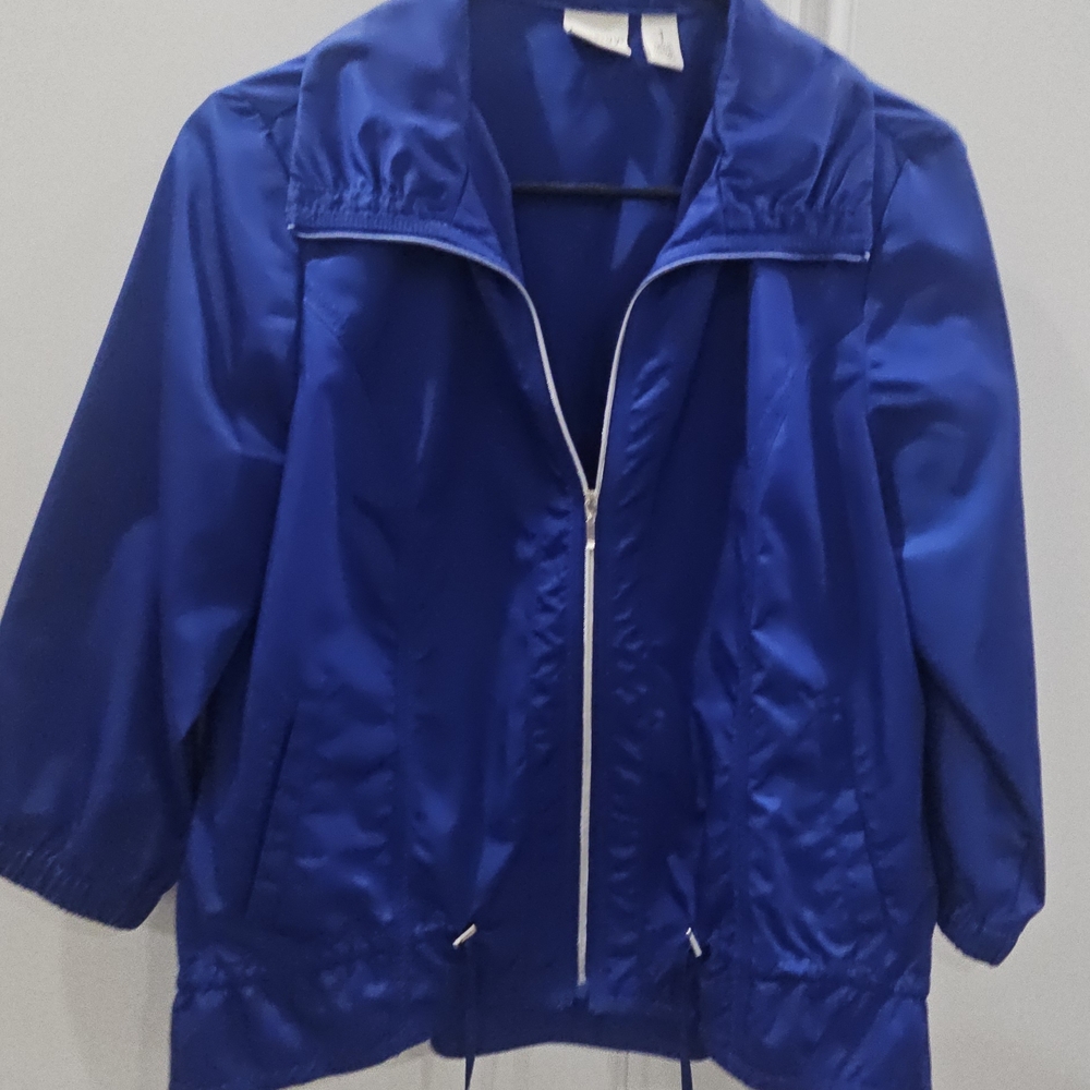 Chico's Royal Blue Utility Jacket